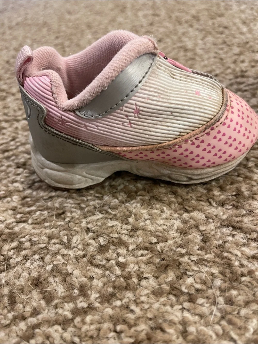 Vintage Y2K Disney Princess Toddler Zip Shoes Sneakers Size 4